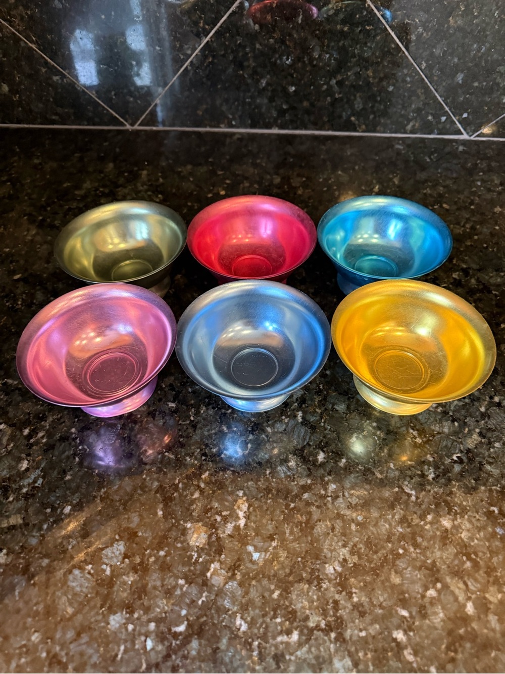 Metallic Party Dessert Cups - Multicolor Set